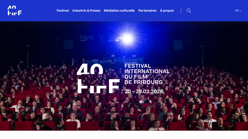 40th Festival International du Film de Fribourg from 20 to 29 March 2026 with audience in theater
