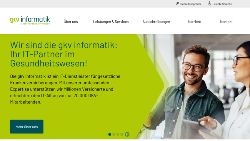 IT service provider gkv informatik supports statutory health insurance with expertise for 20,000 employees