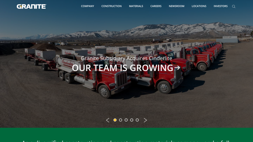 header and hero section fully visible with clear images and text.