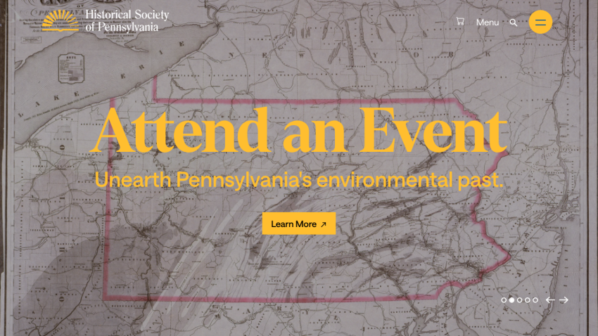 Event promotion for Pennsylvania's environmental past with a call to action.