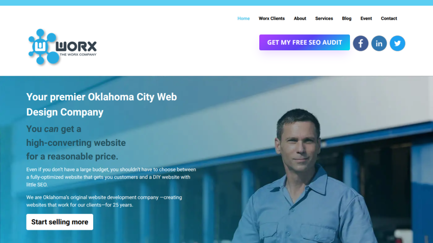 Oklahoma City web design company offering high-converting websites at reasonable prices with 25 years experience