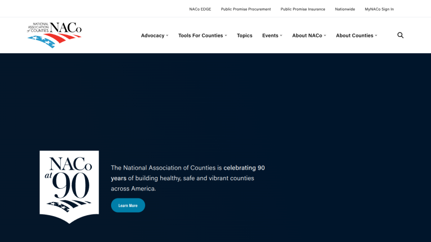 NACo celebrates 90 years of building healthy, safe, and vibrant counties across America.