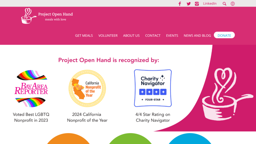 Homepage with navigation bar, main headline 'Welcome to Our Service', and a call-to-action button