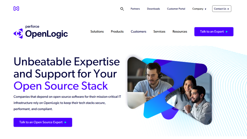 OpenLogic offers unbeatable expertise and support for open source software stacks with a call to talk to an expert.