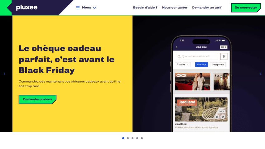 Gift voucher promotion before Black Friday with call to action and mobile app interface preview