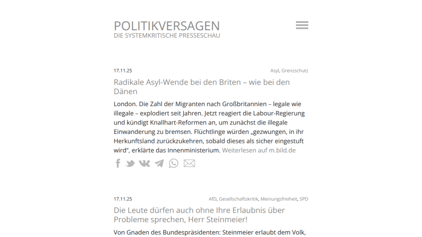 header and article previews visible