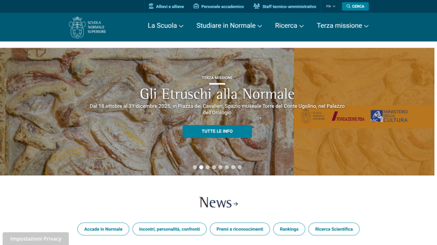 Homepage with navigation bar, large hero image featuring a mountain landscape, and headline text promoting outdoor gear