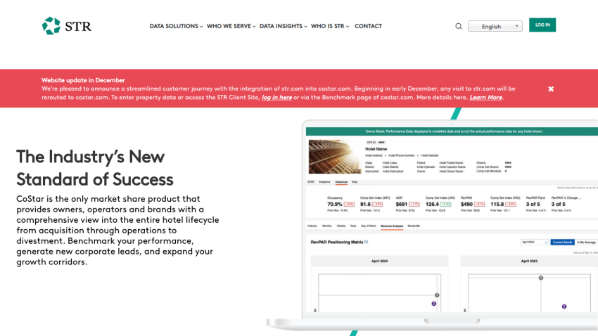 CoStar offers a comprehensive hotel lifecycle market share product for owners and operators to benchmark performance and generate leads.