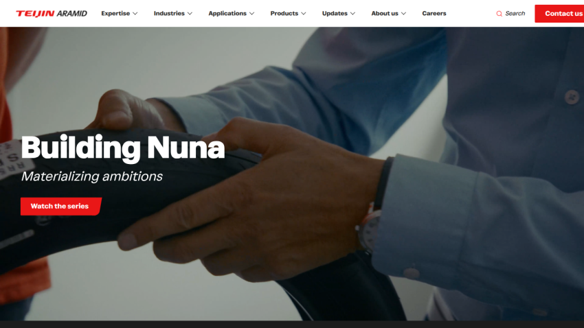 header and hero section with text and button visible