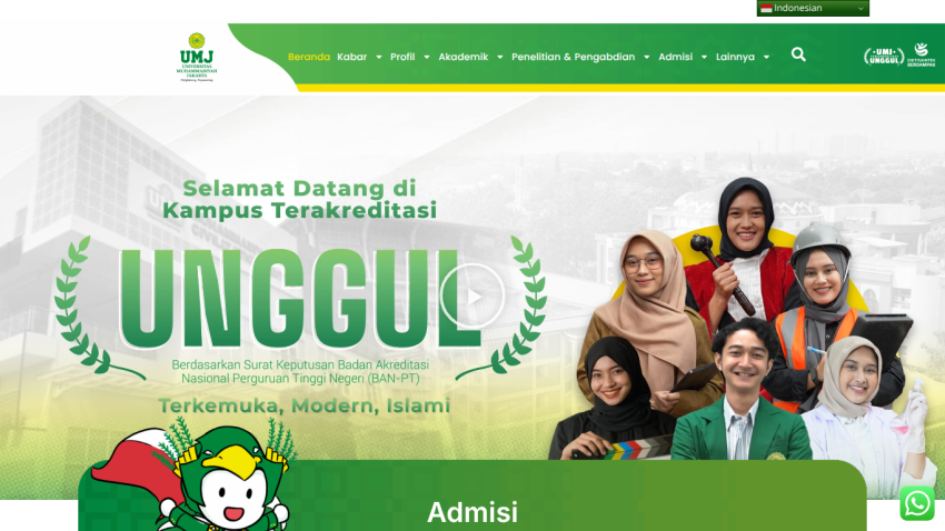 Welcome message for an accredited campus with diverse students and a modern design.