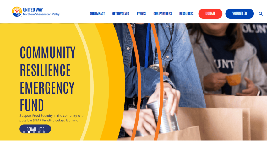 Homepage with navigation bar, large hero image featuring a woman with a laptop, and headline about AI-powered writing assistant