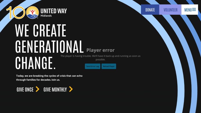 Homepage with a navigation bar, large hero image of a mountain landscape, and headline 'Explore the World with Us'