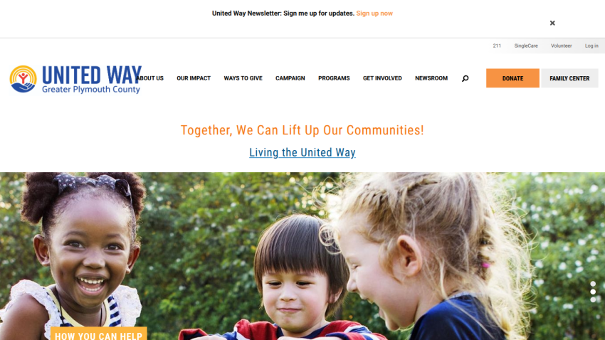 Homepage with navigation bar, large hero image featuring a woman in a yellow jacket, and headline 'The best way to find your next home'