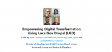 Empowering Digital Transformation Using LocalGov Drupal