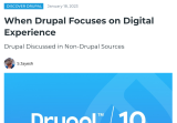 When Drupal Focuses on Digital Experience