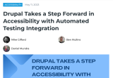 Drupal Takes a Step Forward in Accessibility with Automated Testing Integration
