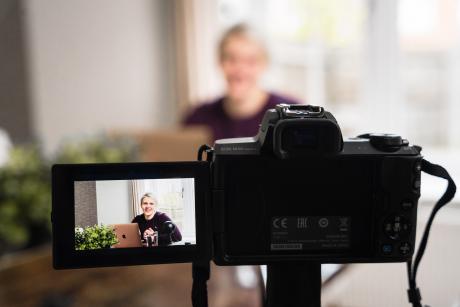 Presenting before Camera