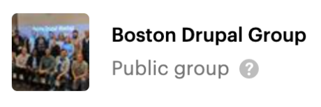 Boston Drupal Group