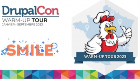 DrupalCon Warm-Up Tour poster