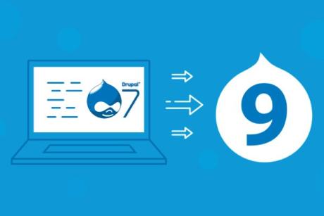 Pictorial representation of Drupal MIgration from 7 to 9