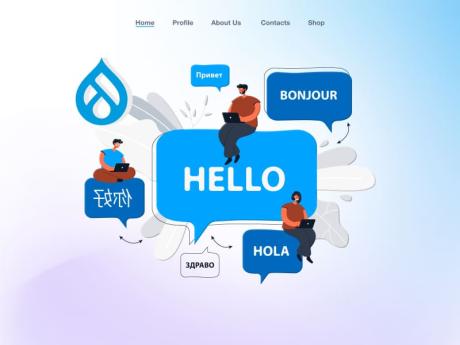 Multilingual Drupal website