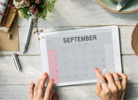 September Monthly Calendar