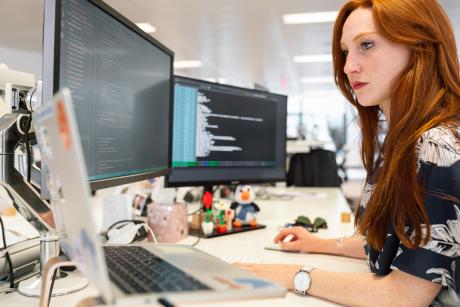 women working with computers