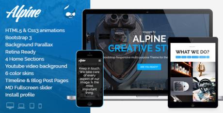 Alpine Drupal Theme