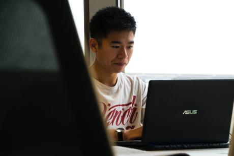 a person working 