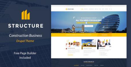 Structure – Construction Drupal Theme