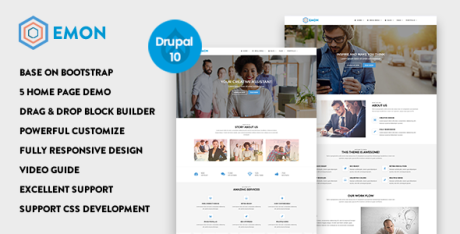 Emon Drupal 10 theme