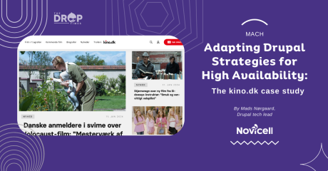 Adapting Drupal Strategies for High Availability: The kino.dk case study at Novicell  By Mads Nørgaard, Drupal tech lead, Novicell