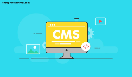 CMS on computer screen