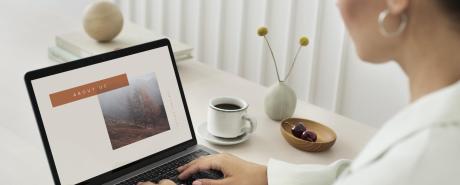 women using laptop