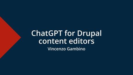 ChatGPT for Drupal content editors