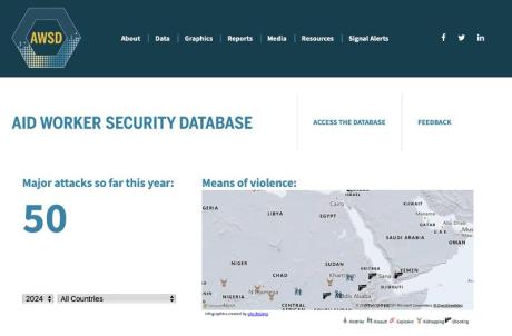 Aid Worker Security Database interface
