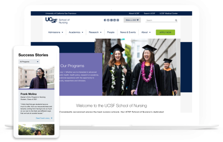 UCSF School of Nursing homepage
