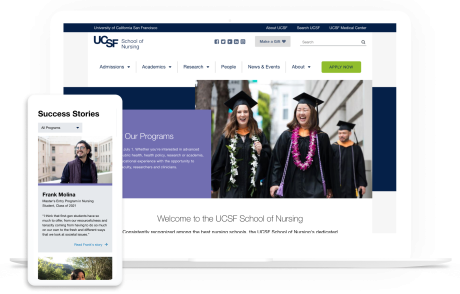 UCSF School of Nursing homepage