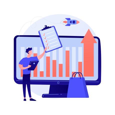 Share in business, dividend calculation, percentage ratio. Contribution size, deposit amount, accounting and audit. Shareholders cartoon characters