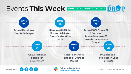 Explore Upcoming Drupal Events: June 24-30, 2024