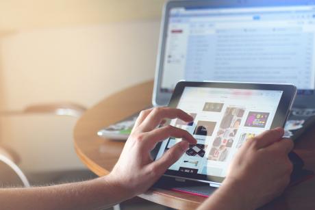 Browsing web on a tab