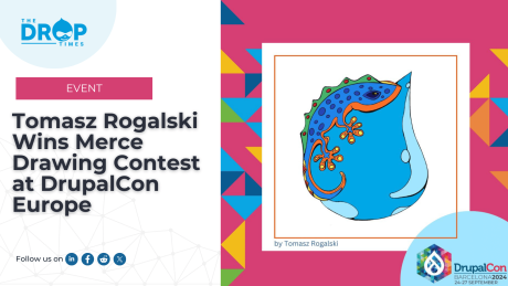 Tomasz Rogalski Wins Merce Drawing Contest at DrupalCon Europe