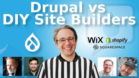 Talking Drupal #463 - Drupal vs DIY Site Builders