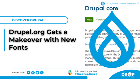 Drupal.org gets new font