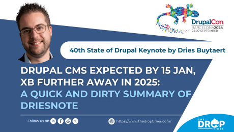 Drupal Project Lead Dries Buytaert's 40th State of Drupal Keynote at DrupalCon Barcelona 2024
