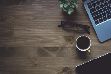 Workspace Coffee Laptop