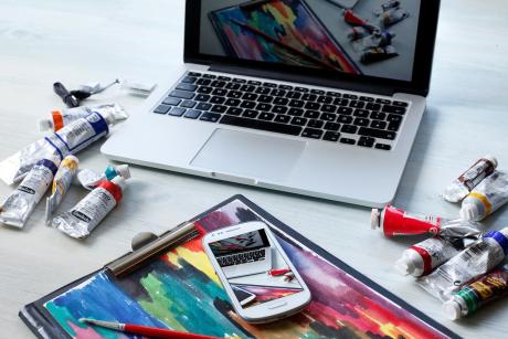 Paints and a computer