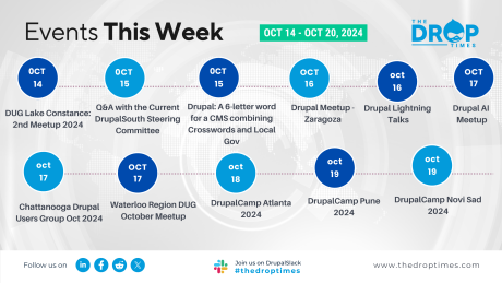 Drupal Events of the Week: 14 Oct - 20 Oct 2024