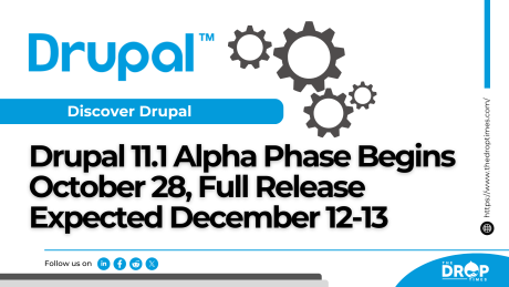 Drupal 11.1 Alpha Phase Begins October 28, Full Release Expected December 12-13