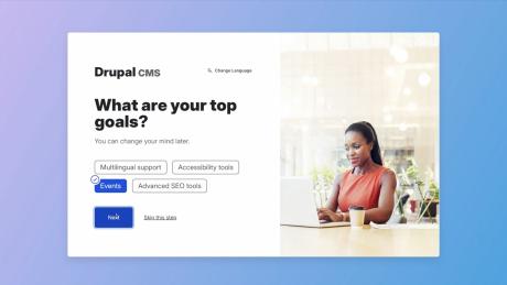 Drupal CMS user testing